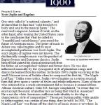 A Biography of Scott Joplin
(c.1867 – 1917) at http://www.scottjoplin.org/biography/ 
